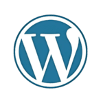 WordPress logo symbolizing website development, content management, and SEO-friendly platforms.
