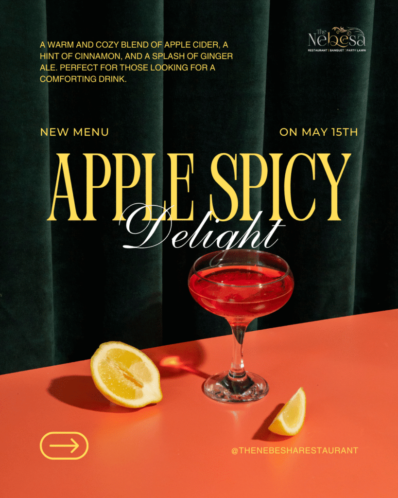 Spiced apple drink served with cinnamon sticks and apple slices.